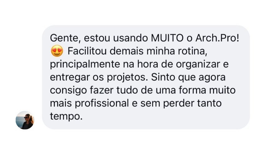 Depoimento sobre o Arch.Pro